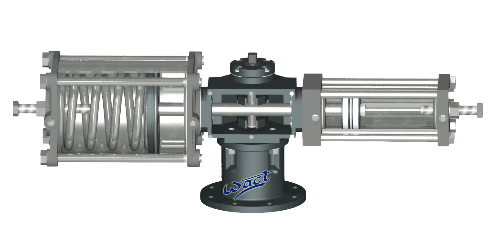 Single Acting Spring Return Hydraulic Actuator 